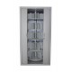 Armoire rotative 5 niveaux avec fermeture à rideaux PVC - classer jusqu'à 120 classeurs dans un minimum d'espace